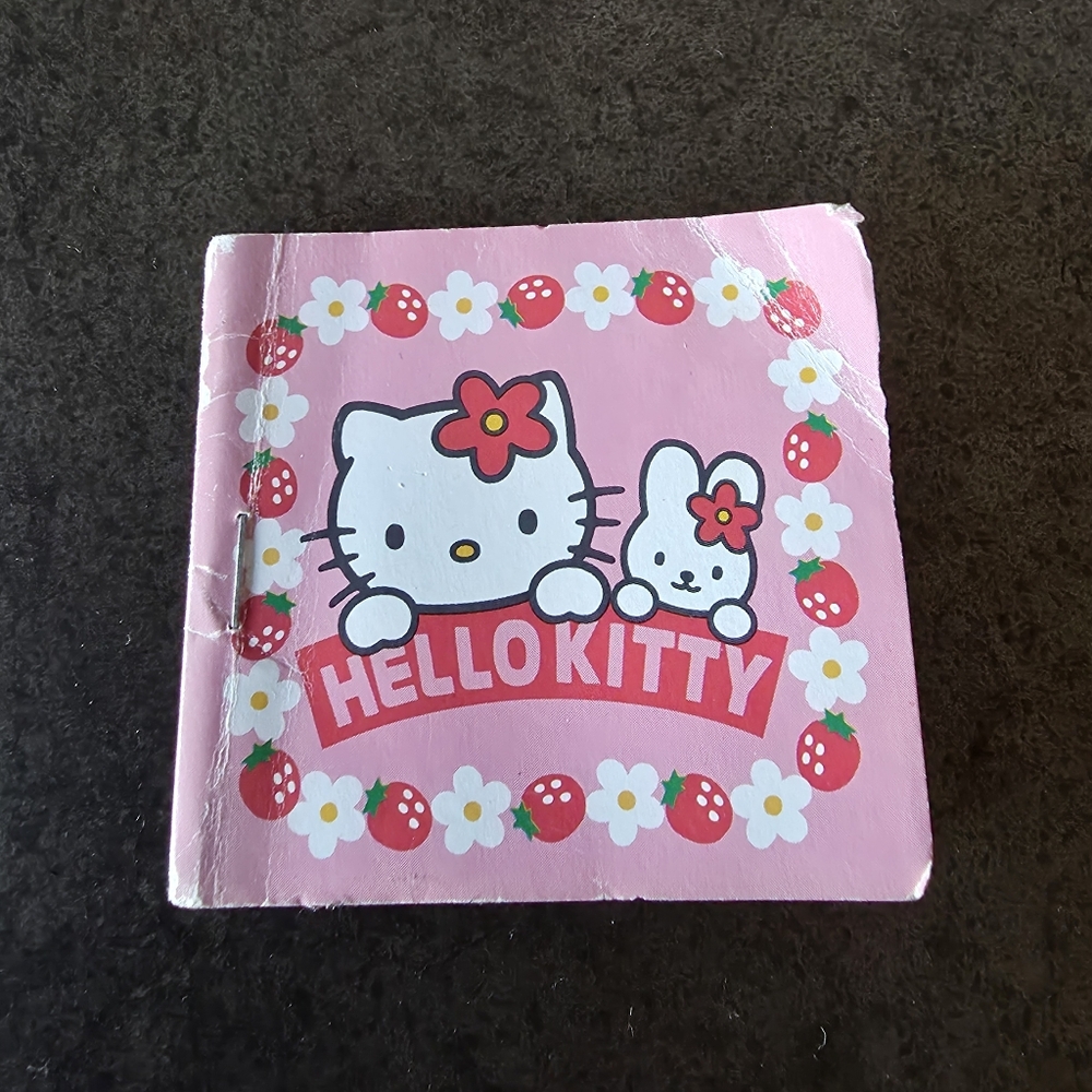 Vintage 1998 Hello Kitty Mini Sticker Book *damaged*